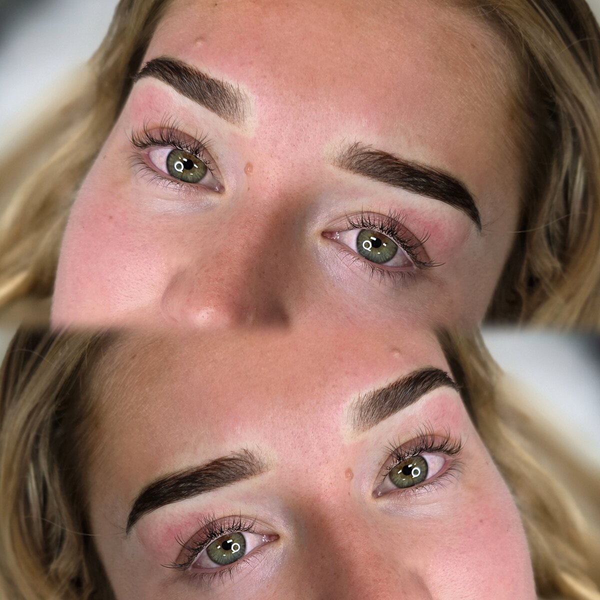 Sparse to Defined Brows transformation result
